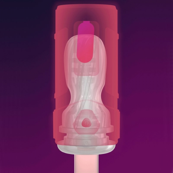 Galaku Vibrating Masturbator Phantom X 15 x 3.5cm