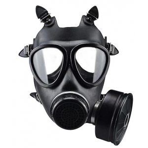 Men Army Gasmaske Komplet Breath Schwarz