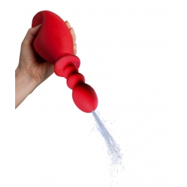 NMC Fresh Wash enema bulb 10 x 3.2 cm - Capacity 275ml Red