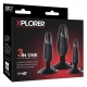Kit of 3 black Xplorer plugs
