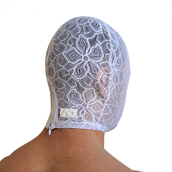 Flowery White balaclava