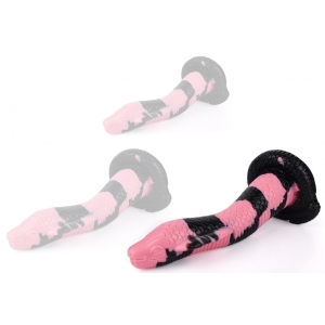 unicorny Consolador Cobra Snake L 26 x 7cm Negro-Rosa