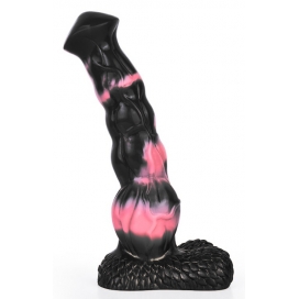 Dildo animale Arhulf 21 x 6 cm nero-rosa