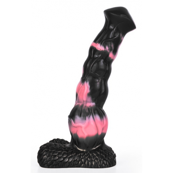 Arhulf Animal Dildo 21 x 6cm Schwarz-Rosa