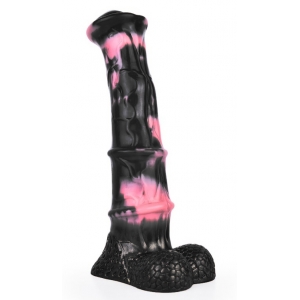 Bad Horse Dildo Animal Ponulf 22 x 5.5cm Schwarz-Rosa