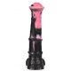 Dildo Animal Ponulf 22 x 5.5cm Schwarz-Rosa