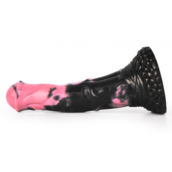 Dildo Pirulf 18 x 5cm Nero-Rosa