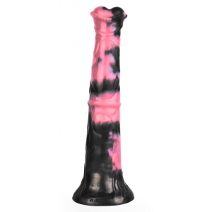 Bad Horse Consolador Ragulf Animal 26 x 5.5cm Negro-Rosa