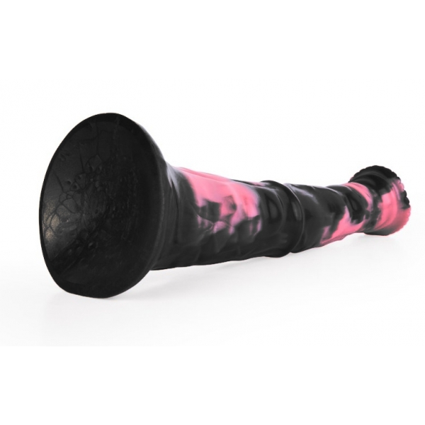 Dildo animale Ragulf 26 x 5,5 cm nero-rosa