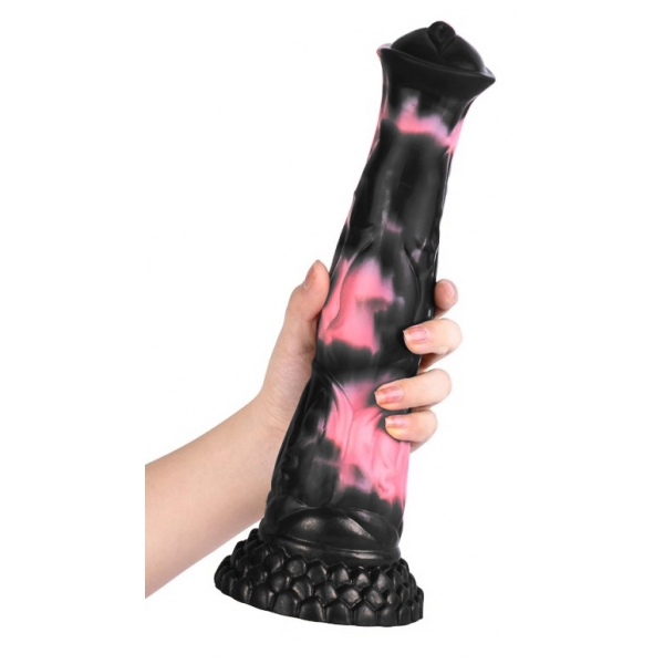 Bodulf dildo 25 x 6cm Black-Pink