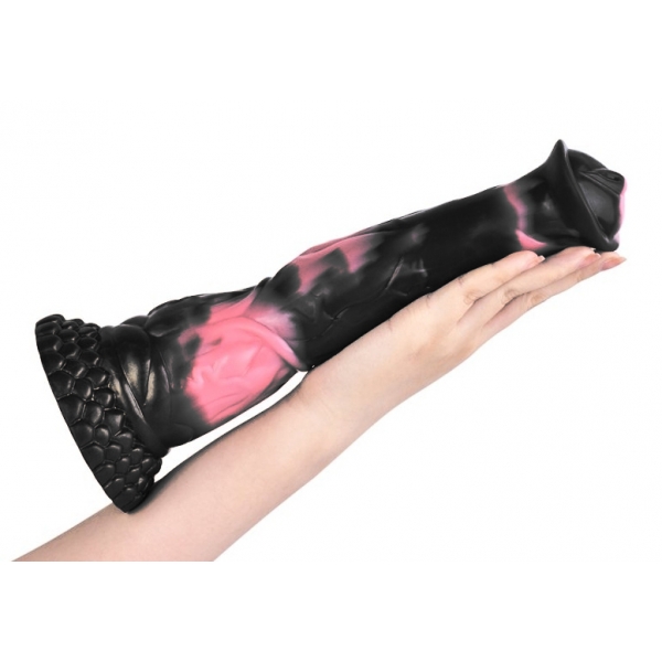 Bodulf dildo 25 x 6cm Black-Pink