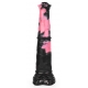Dildo Hulf 24 x 5cm Black-Pink