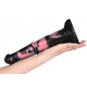 Dildo Hulf 24 x 5cm Black-Pink