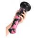 Exulf Dieren Dildo 26 x 6cm Zwart-Roze