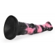 Exulf Dieren Dildo 26 x 6cm Zwart-Roze