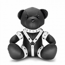 Orso di pelle Bendy L'orsacchiotto Bdsm Bianco