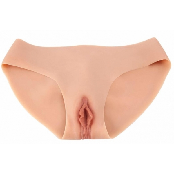 Fake Vagina Pants with Catheter FLESH