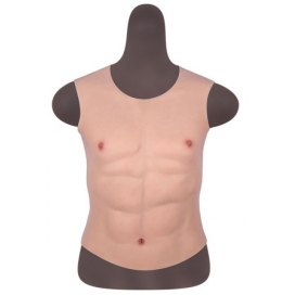 Chesty Male Bust Flesh Color