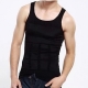 Mens Body Shaper Slimming Shirt BLACK