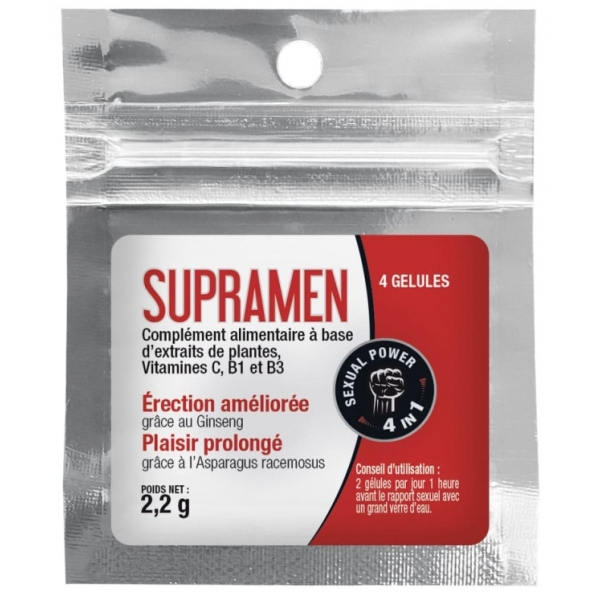 SupraMen Stimulans 4 capsules