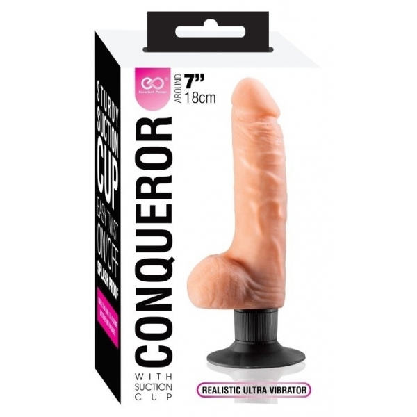 Dildo vibrante Conqueror 13 x 4 cm