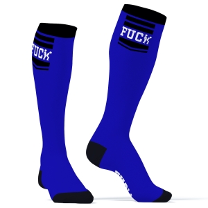 SneakXX HANKY FUCK SneakXX High Socks Azul