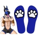 Paw Kinky Puppy Socks Blue