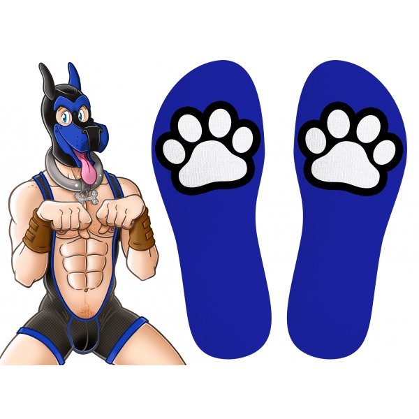 Paw Kinky Puppy Socken Blau