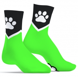 Paw Kinky Puppy Socks Green