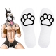 Paw Kinky Puppy Socken Weiß