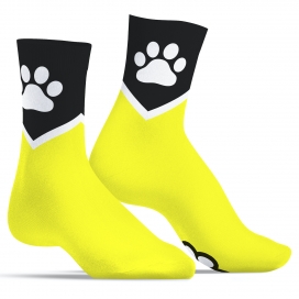 Kinky Puppy Socks Paw Kinky Puppy Yellow Socks