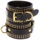 Studded Vogue Ankle Cuffs Black