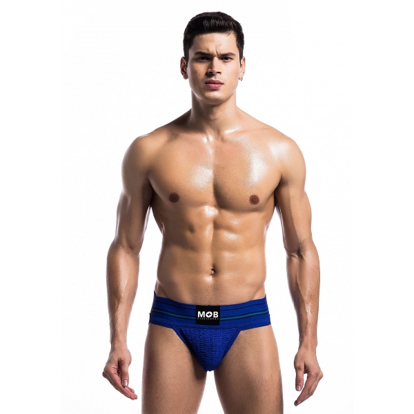 Jockstrap cinto largo azul