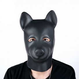 Kinky Puppy Latex Fetish Pig Hood Mask