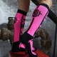 Hohe Socken Neo Camo Schwarz-Rosa Neon