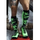 Neo Camo High Socks Black-Green Neon