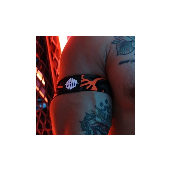 Neo camo armband Neon Orange