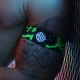 Neo camo armband Neon Green 