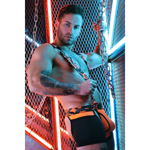 Neo camo 3 way harneSs Neon Orange