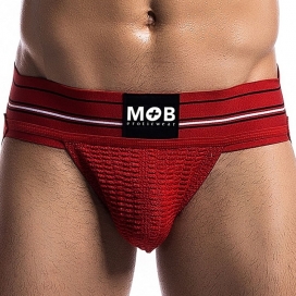 MOB Eroticwear Jockstrap Fetish Classic Red