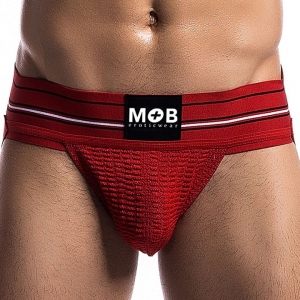 MOB Eroticwear Jockstrap Fetish Classic Vermelho