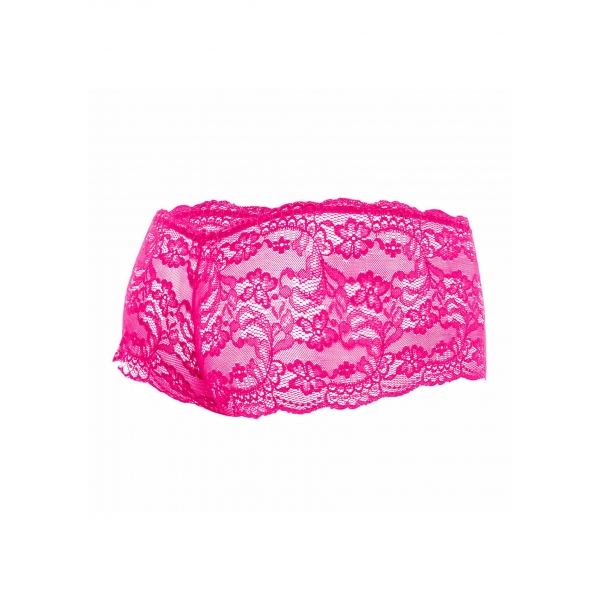 Boxer in pizzo rosa LUCIO