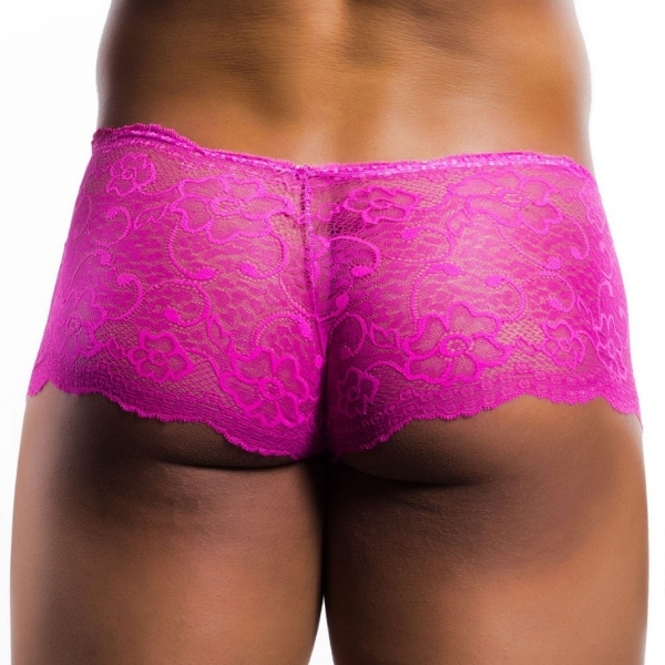 Boxer in pizzo rosa LUCIO