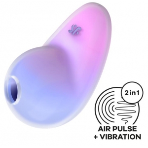 Satisfyer Pixie Dust Clitoris Sucker with Vibration Violet/Pink