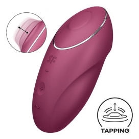 Stimolatore clitorideo Tap & Climax 1 Raspberry