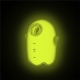 Stimulateur de clitoris GLOWING GHOST Jaune