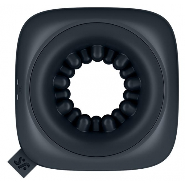 Masturbador vibrador Ring Stroker Negro