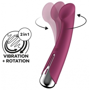 Satisfyer Spinning G-Spot 1 Vibe and Rotator Red