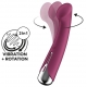 Vibrador giratório para o ponto G 1 - 11 x 3,5 cm Framboesa