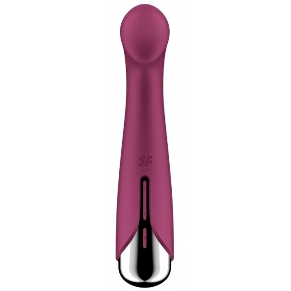 Vibrador giratório para o ponto G 1 - 11 x 3,5 cm Framboesa